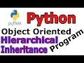 Hierarchical Inheritance In Python Object Oriented Programming