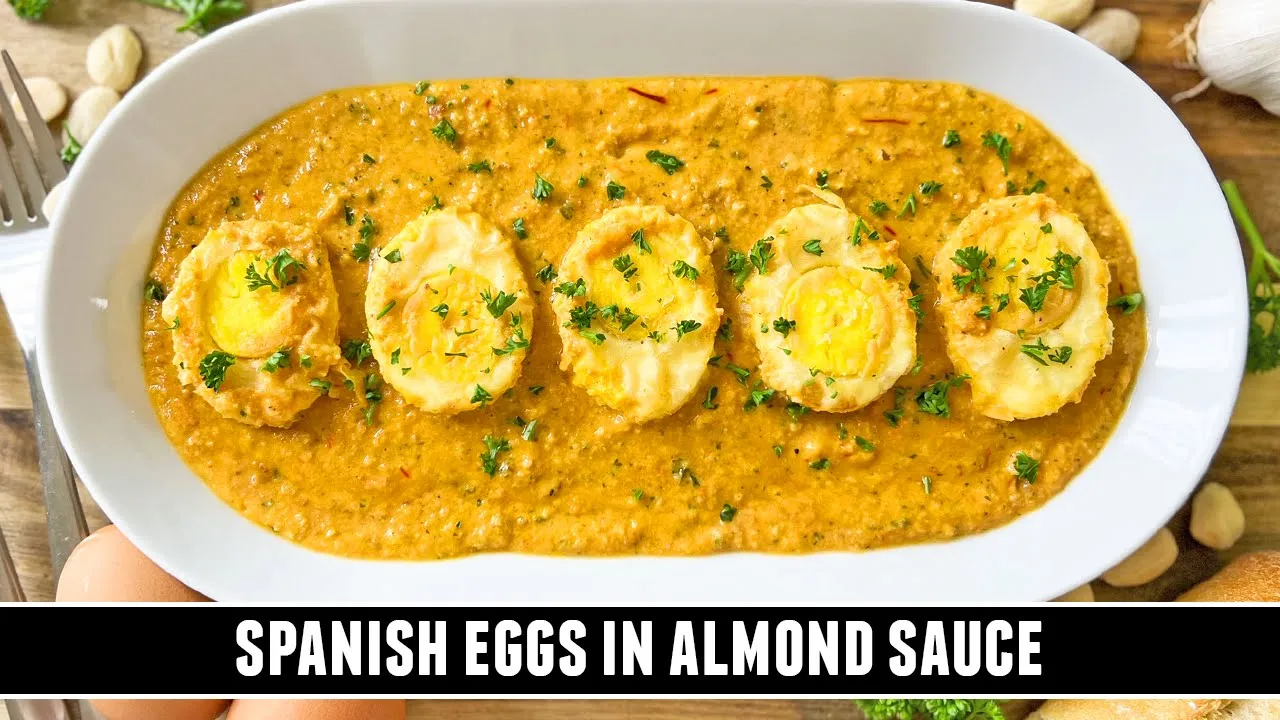 The BEST-EVER Spanish Eggs   Huevos en Salsa de Almendras Recipe