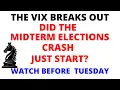 Stock Market CRASH The VIX Breaks out Did the Midterm Elections CRASH Just Start