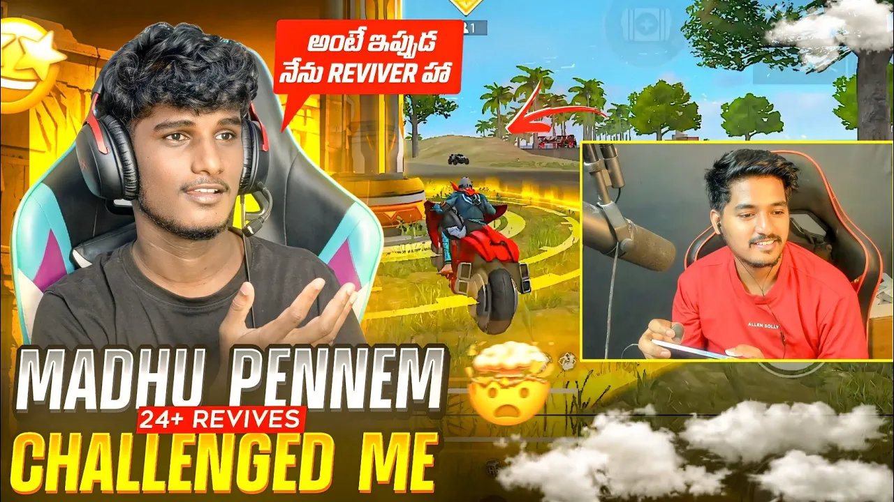MADHU PENNEM GAMING CHALLENGED ME 🥵24+ REVIVES 😱CAN I COMMPLETE ?@MADHUPENNEMGAMING#dfg