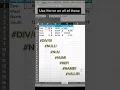 Excel tip to hide errors
