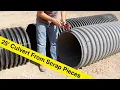 Installing a culvert pipe on the cheap