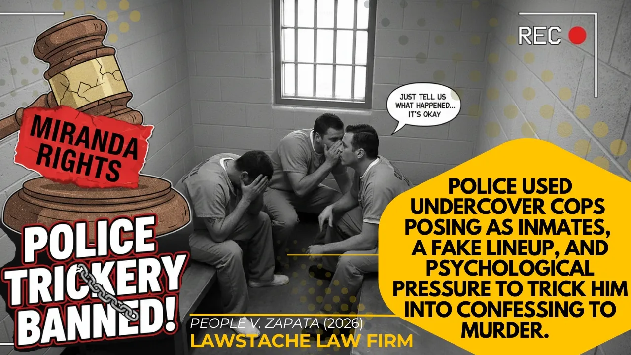 Police Get Confession with Undercover Cellmate and Fake Lineup VIOLATES Miranda Rights