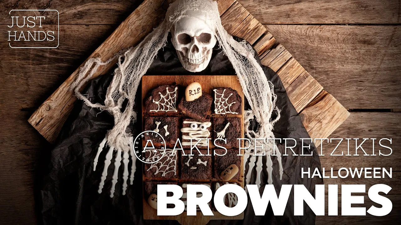 Halloween Brownies   Akis Petretzikis