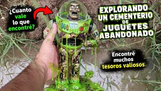Toca aquí 👉 Explorando un Cementerio de juguetes abandonado y encontré un Buzz zombie #piscinas 