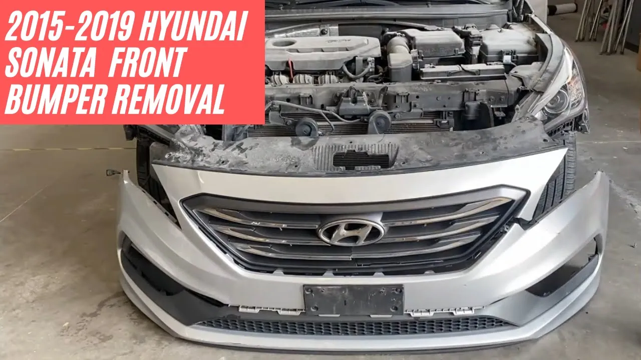 2015-2017 Hyundai Sonata : Front Bumper Painted (Sport Models)
