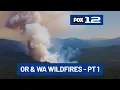 Wildfire update Sunday evening Aug 9 PART 1 Oregon Washington fires burned over 3M acres