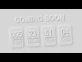 Responsive coming soon page with neumorphism design with HTML CSS and JAVASCRIPT