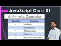JavaScript Me Arithmetic Operator Addition Multiplication division minus