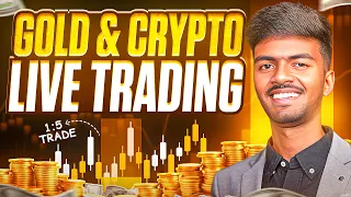 Live Analysis Gold, Bitcoin & Ethereum | Live Trading Crypto And Gold Live 22 Oct | Delta Exchange