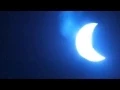 Royalty free CC-BY Solar eclipse with small sunspot