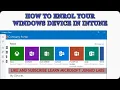 HOW TO ENROL YOUR WINDOWS DEVICE IN INTUNE