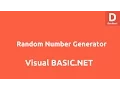 Random Number Generator in VB Net