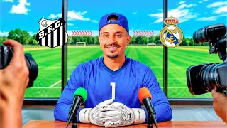 CRIEI A MINHA CARREIRA DE GOLEIRO DO ZERO!