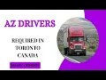 AZ DRIVER REQUIRED IN CANADA Driver Jobs in Toronto Canada