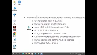 Flutter and JDK installation and setting paths Android Studio installation and Flutter first run