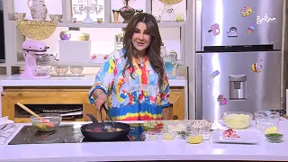 رول اللحمة ميني تارت بالشوكولاتة المبروشة زعفران وفانيلا حلقة كاملة 