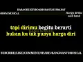 HARGA DIRIKU VOC. WALI BAND KARAOKE KN7000 #BANGWANTOMUSICAL #BWMMUSICAL