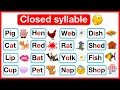 What is a CLOSED SYLLABLE Learn with examples Syllables in English 7 Types of Syllables