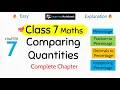 Class 7 Maths Comparing Quantities Class 7 maths chapter 7 comparing quantities
