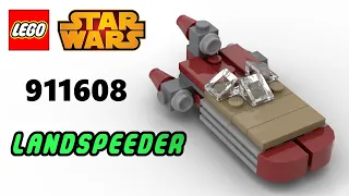 LEGO 911608 LANDSPEEDER | LEGO Starwars Magazine Gift Virtual Build