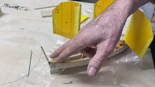 A better model of the rigging. The rig now have vertical battens despite a lot of hesitation.