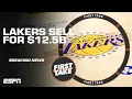 BREAKING The Lakers are being sold to Bob Iger and Josh Kushner for 12 5 billion First Take