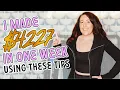 I Made 4227 In One Week On Poshmark Using These Tips
