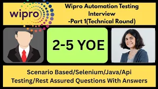 Wipro Automation Interview Question Answers Selenium Java Software Testing - 01