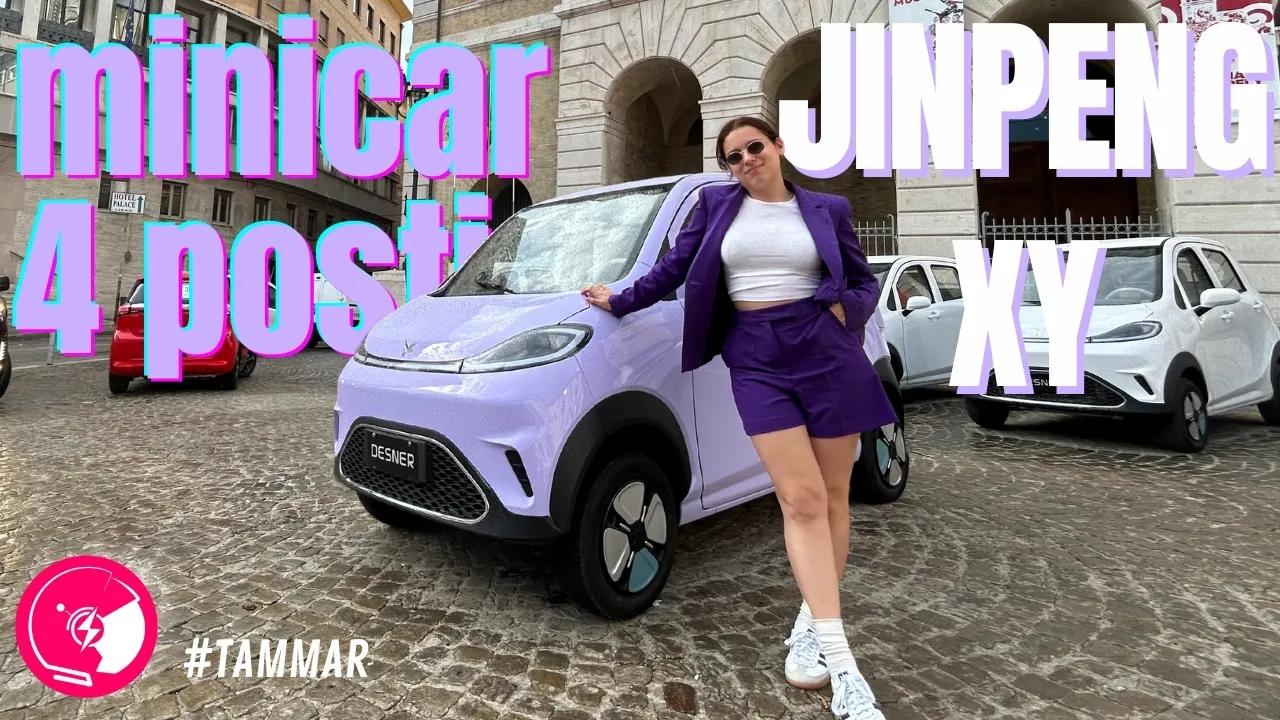 Jinpeng XY, quattro posti in formato urbano: prova del quadriciclo elettrico