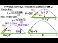 Physics Review Projectile Motion Part 2 of 2