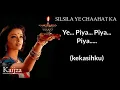 Download Lagu SILSILA YEH CHAAHAT KA (Devdas) | Lirik dan Terjemah Lagu India