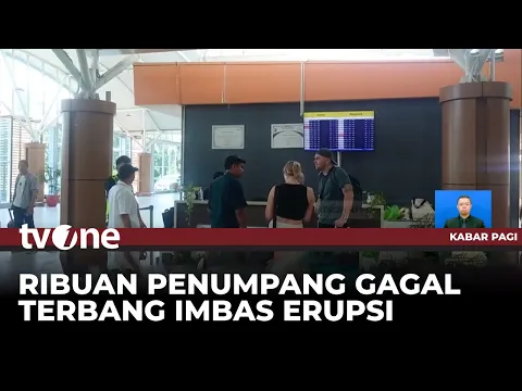 30 Jadwal Penerbangan Ditunda Imbas Erupsi Lewotobi