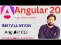 How to Install Angular CLI Angular 20 Installation Step-by-Step