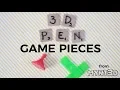 MYNT3D Project tutorial 3D pen Board Game Pieces