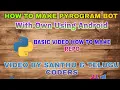 How to make telegram bot using python How to make a simple pyrogram bot telegram bot 1