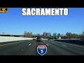 Interstate 5 North Through Sacramento California