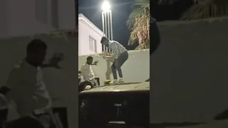 خناقه عصام صاصا وأمين خطاب مع حلقولو في الفرح كامله 