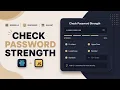 Build an Advanced Password Strength Checker in React JS Complete Tutorial
