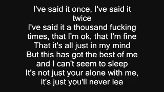 bring me the horizon it never ends lyrics 