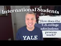 Selective College Admissions International Student Edition