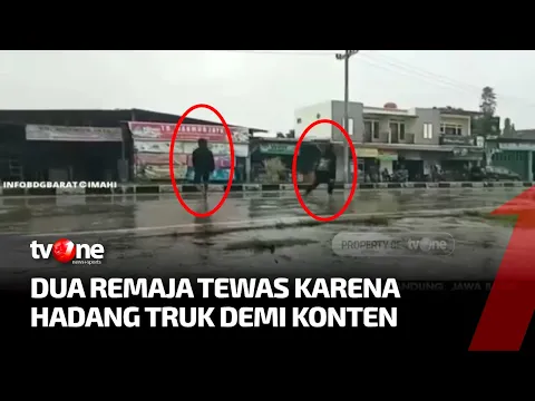 Demi Konten, Seorang Remaja Mental dan Tewas Tertabrak Truk