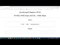 31 - JavaScript Class 13 switch statement while do while loops Events Muhammad Umair Ahmad