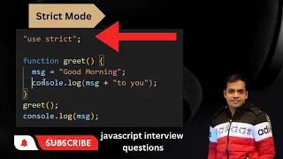 What is Use Strict Mode in Advanced JavaScript in Hindi