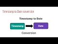 Timestamp to Date conversion in java How to convert TimeStamp to Date in Java