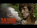 Rambo Hunts Cops In The Forest EXTENDED Scene Rambo First Blood