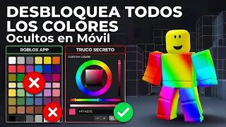 Desbloquea TODOS los COLORES en Roblox App (Rápido y Fácil) 🌈