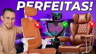 A CADEIRA PERFEITA - Top 7 MELHORES Cadeiras ERGONÔMICA e GAMER para Comprar 2026!!!