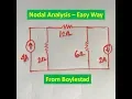 Nodal Analysis Solution Boylestad Example 8 21
