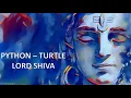 lord shiva python turtle programming